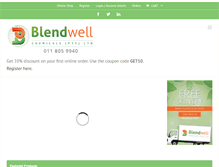 Tablet Screenshot of blendwell.co.za